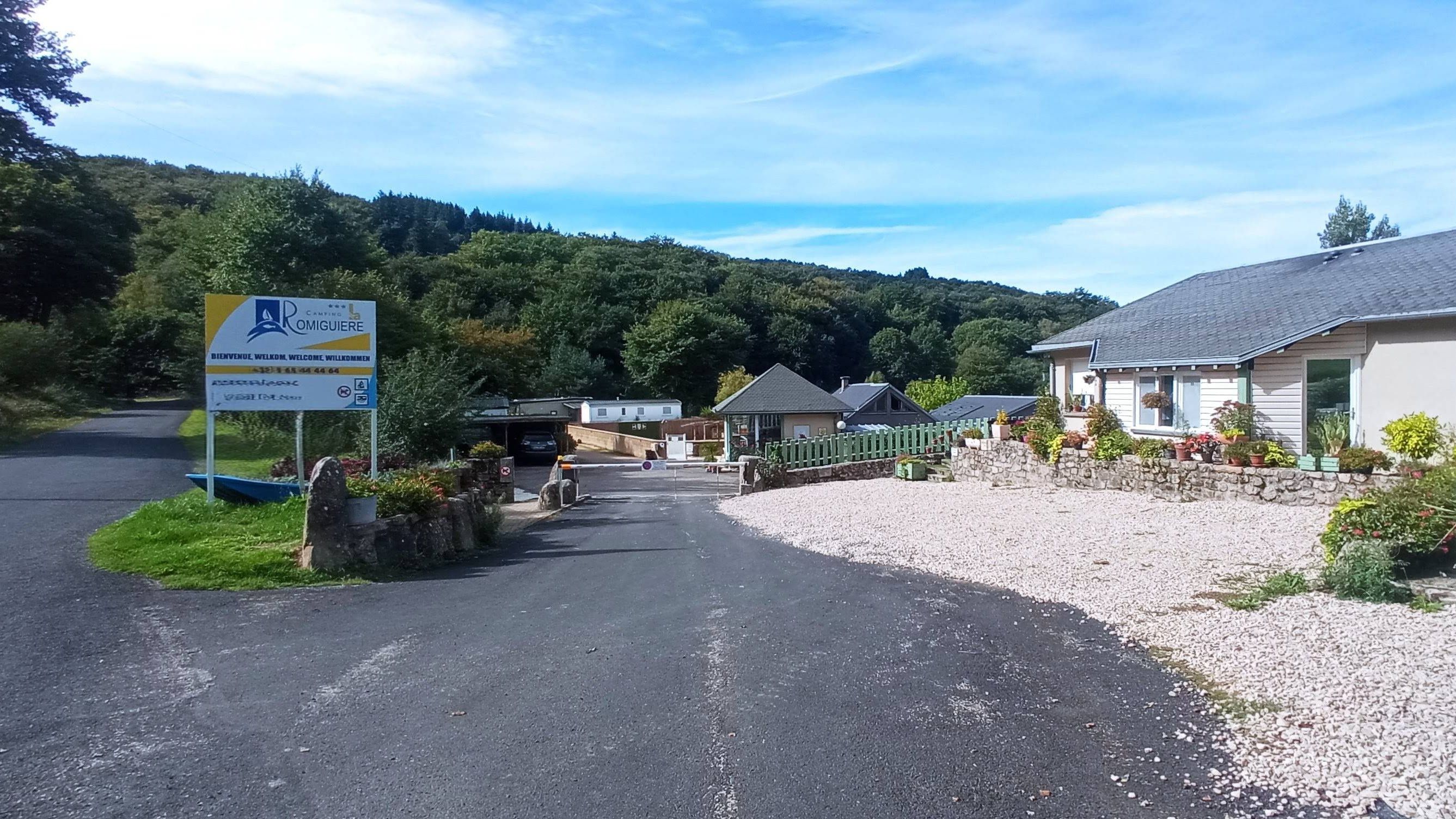 entree du camping