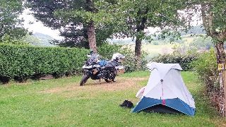 Camping La Romiguiere : Emplacement 33