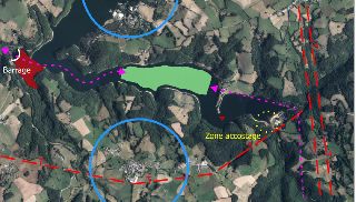 Camping La Romiguiere : Zone atterrissage